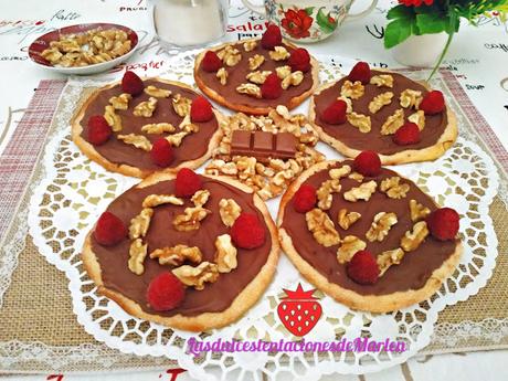 Tortas de Aceite con Chocolate y Nueces Tortas de Aceite con Chocolate y Nueces