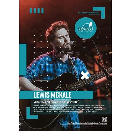 El cantante británico Lewis McKale recala el miércoles en Coherencia Bar