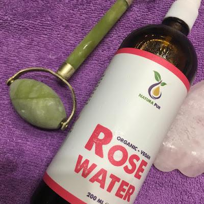 Agua de Rosas - Natura Pur - Rodillo de Jade