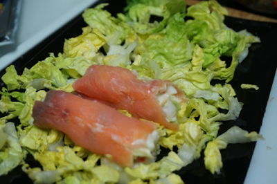 Rollitos de salmón ahumado rellenos Rollitos de salmón ahumado rellenos