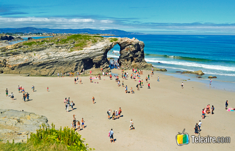 Playa de las Catedrales, un monumento natural en Galicia Panorámica Playa de las Catedrales en Galicia