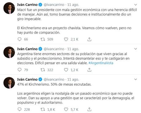 Los “amigos” de Espert le sueltan la mano y llaman a votar por Macri en octubre