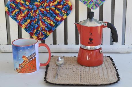 Agarradores de ganchillo. Agarradores de ganchillo.