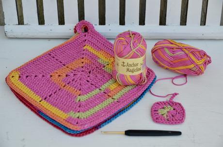 Agarradores de ganchillo. Agarradores de ganchillo.