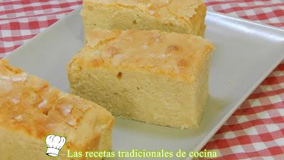 Cómo hacer un bizcocho muy esponjoso sin levadura (Bica blanca de laza)