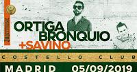 Concierto de Bronquio, Ortiga y Savino en Costello Club