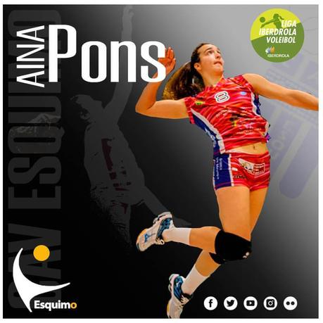 La internacional Junior Aina Pons primer fichaje Cajasol Voley 2019