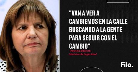 Patricia Bullrich: “Vamos por los votos, el alma y el corazón de los argentinos”