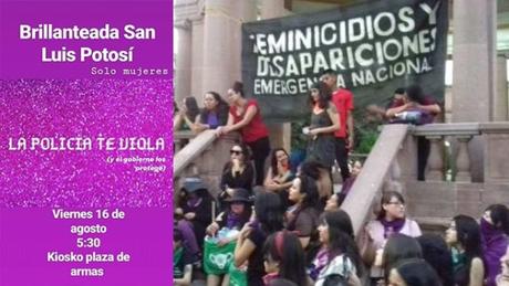 Agrupaciones femenistas realizarán “La Brillanteada” en Plaza de Armas