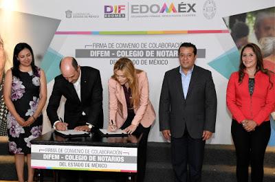 BUSCAN DIFEM Y COLEGIO DE NOTARIOS BRINDAR CERTEZA JURÍDICA Y TRANQUILIDAD A PERSONAS ADULTAS MAYORES MEXIQUENSES SOBRE SU PATRIMONIO