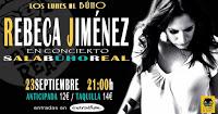 Concierto de Rebeca Jiménez en Búho Real de Madrid