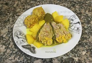 PIMIENTOS RELLENOS DE CARNE EN OLLA NEWCHEF TASTY