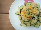 Ensalada fresca fideos arroz