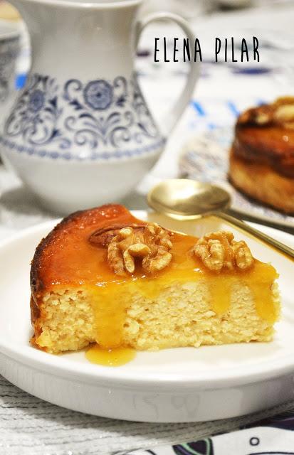 Melòpita con naranja y canela (tarta de queso griega de requesón y miel)