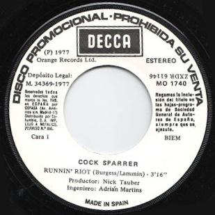 Cock Sparrer - Runnin riot 7