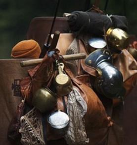 La sarcina equipaje personal del soldado romano.