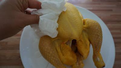 Pollo al limón jugoso a la parrilla estilo argentino