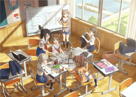 El anime ''High School Fleet The movie'', en avance de entradas + bonos promocional