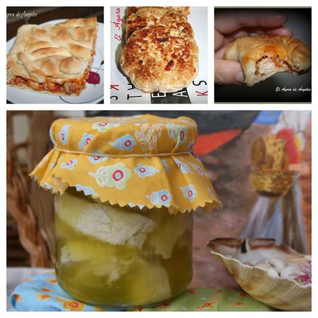 BONITO DEL NORTE GUISADO CON PIMIENTOS Y ACEITUNAS NEGRAS