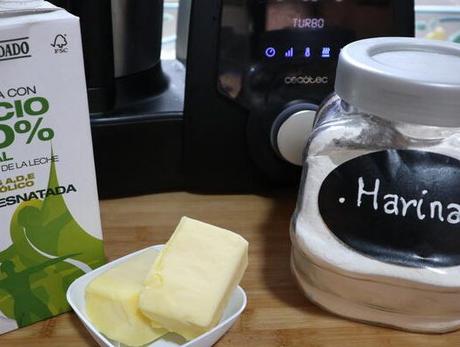 Ingredientes para hacer bechamel en Mambo