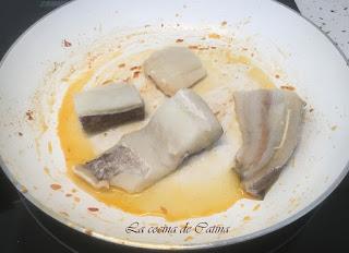 Arroz caldoso con chipirones y bacalao