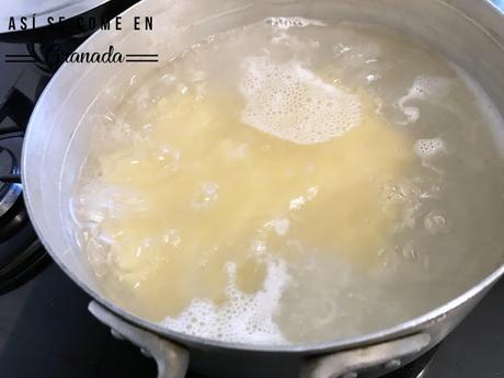 Canelones de atún sin gluten ni lactosa