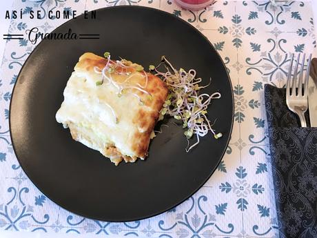 Canelones de atún sin gluten ni lactosa