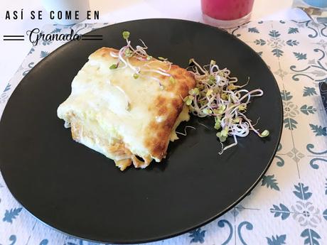 Canelones de atún sin gluten ni lactosa