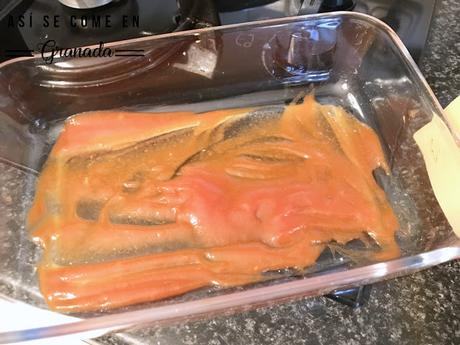 Canelones de atún sin gluten ni lactosa