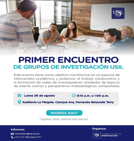 Primer encuentro de Grupos de Investigación USIL