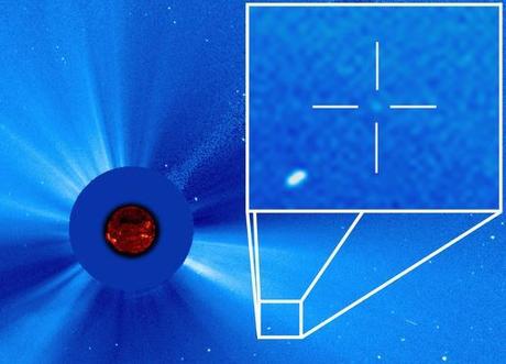 Detectado el choque de un cometa contra el Sol