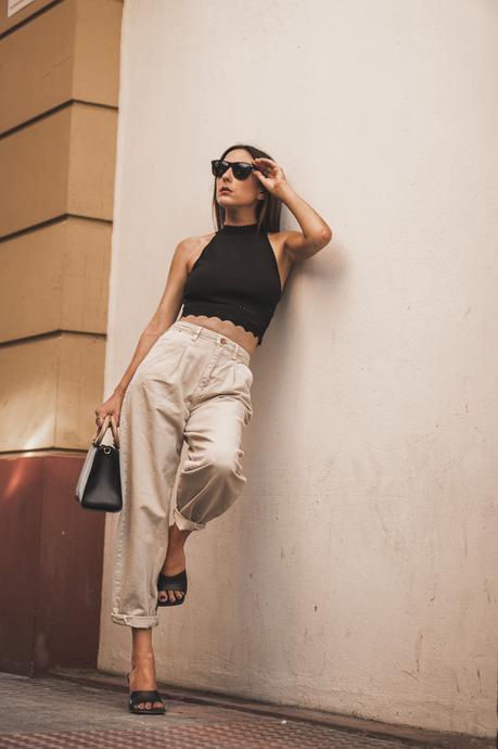 vintage slouchy jeans from zara