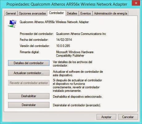 Drivers de una tarjeta wifi