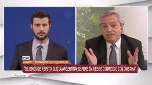 Alberto Fernández reaccionó bastante mal con Diego Leuco cuando le preguntó sobre la inflación: video