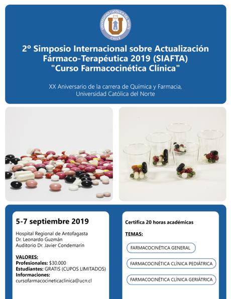 Curso sobre Farmacocinética Clínica, SIAFTA 2019