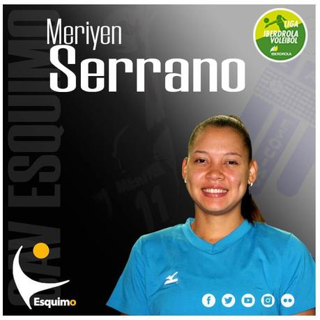 La internacional venezolana Meriyen Serrano segundo fichaje del Cajasol Voley 2019