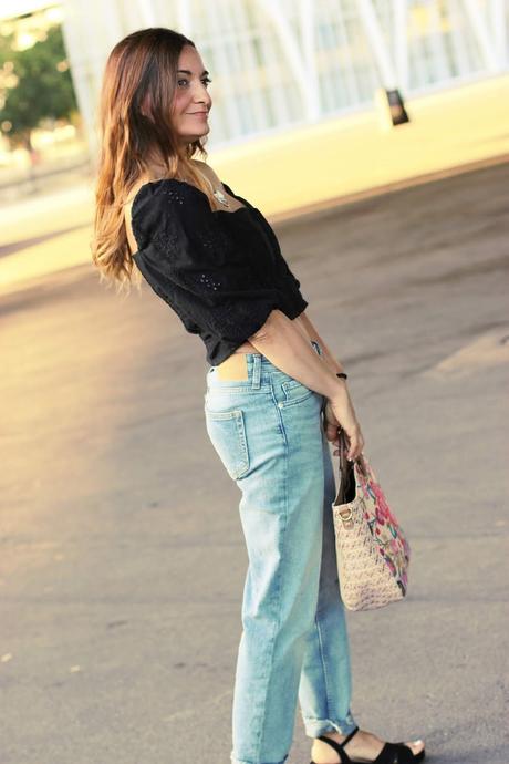 Con jeans y top