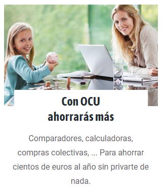 Vuelve el Regalo de bienvenida de Ocu.