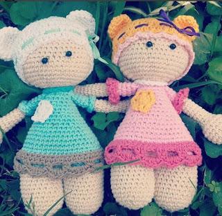 Mis Amigurumis:  Muñecas, Pajaritos y CorderitosMuñeca Luci