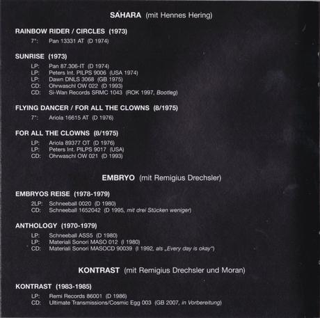 Out Of Focus - Rat Roads (2002) / Palermo 1972 (2007) Out Of Focus - Rat Roads (2002) / Palermo 1972 (2007)