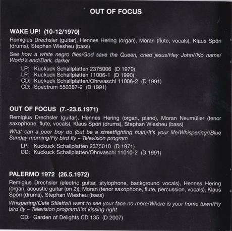 Out Of Focus - Rat Roads (2002) / Palermo 1972 (2007) Out Of Focus - Rat Roads (2002) / Palermo 1972 (2007)