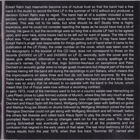 Out Of Focus - Rat Roads (2002) / Palermo 1972 (2007) Out Of Focus - Rat Roads (2002) / Palermo 1972 (2007)