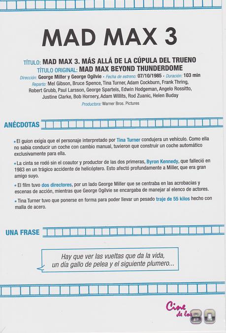 Mad Max 3: Más allá de la cúpula del trueno