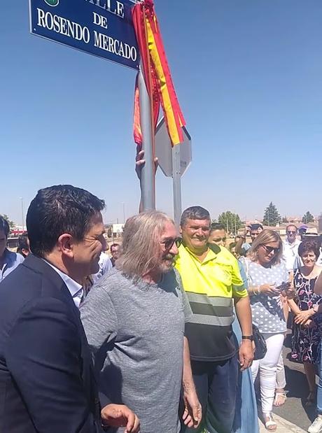 Rosendo inaugura su calle en Bolaños de Calatrava