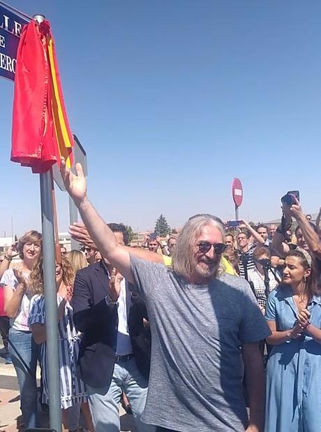 Rosendo inaugura su calle en Bolaños de Calatrava