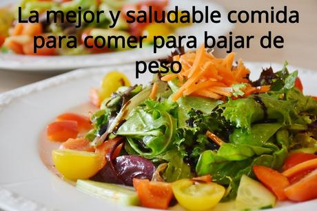 Como alimentarse sano para bajar de peso Como alimentarse sano para bajar de peso