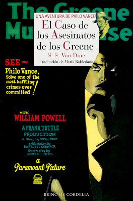 EL CASO DE LOS ASESINATOS DE LOS GREENE: ¡Vuelve el gran detective Philo Vance!