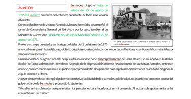 Gobierno de Morales Bermúdez, lo que El Cóndor se llevó.