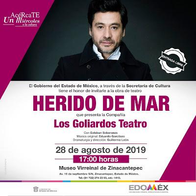 PRESENTAN OBRA DE TEATRO “HERIDO DE MAR”