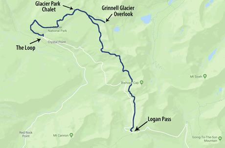 Map-Highline-Trail.jpg.optimal ▷ Highline Trail: Logan Pass al Loop, Parque Nacional Glacier